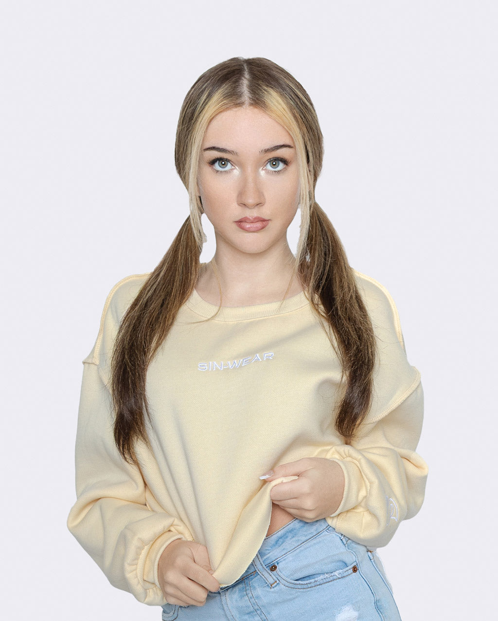 Crop Oversized Sweatshirt