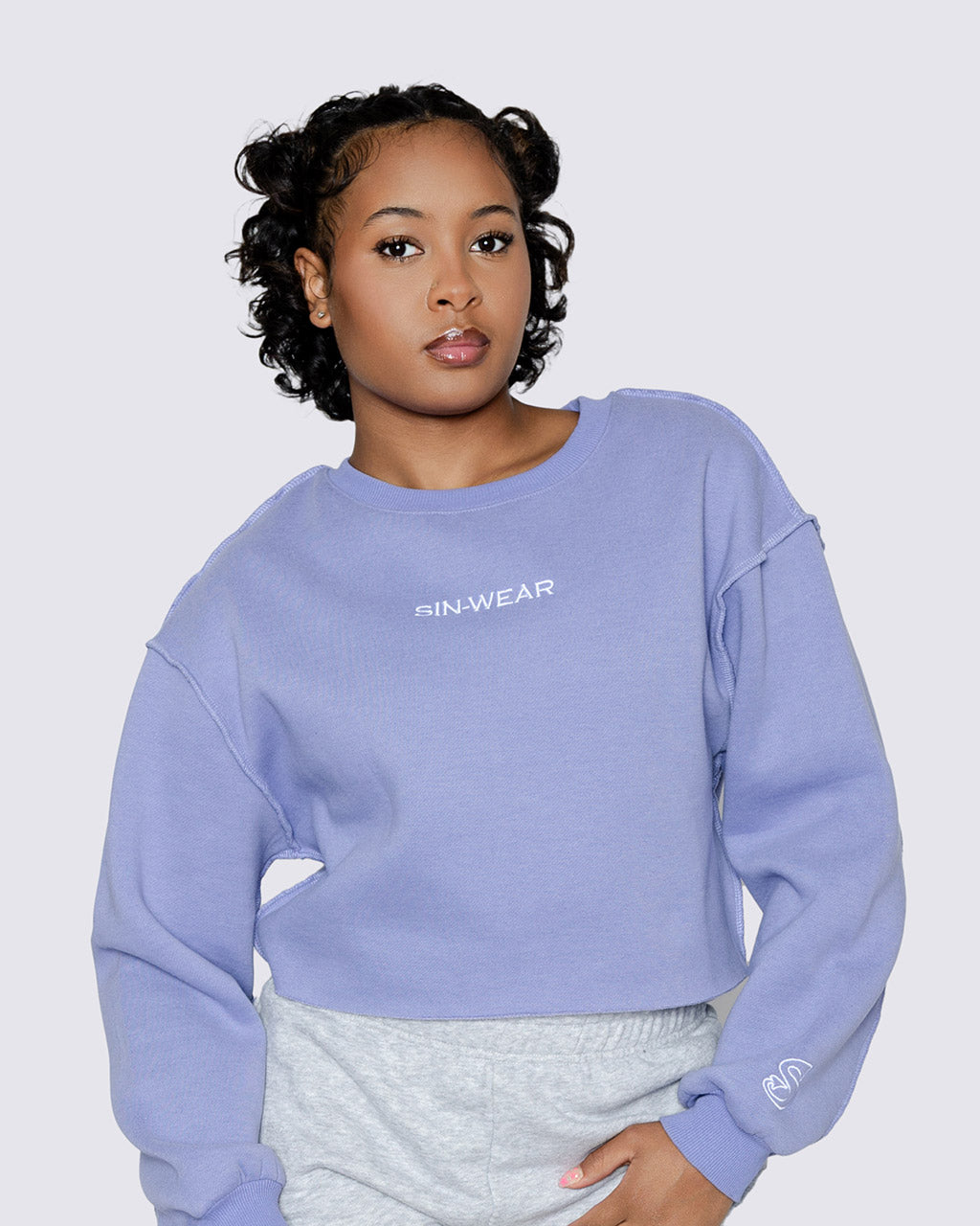 Crop Oversized Sweatshirt